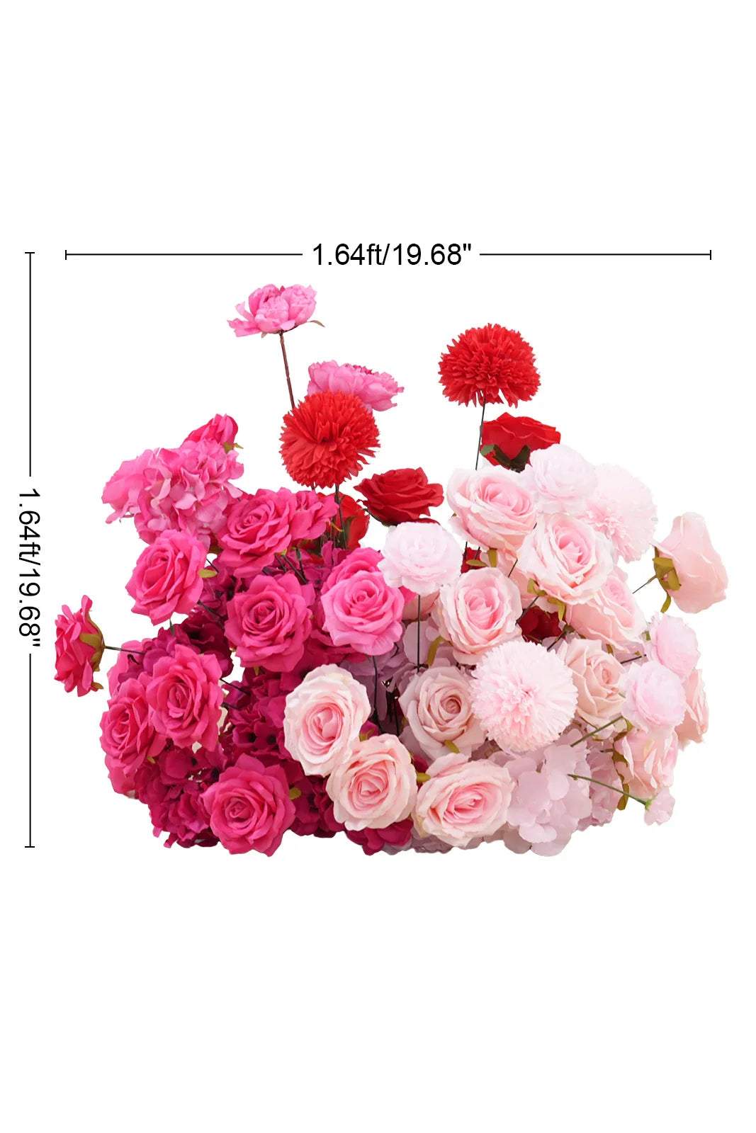 Hot Pink Rose Wedding Backdrop