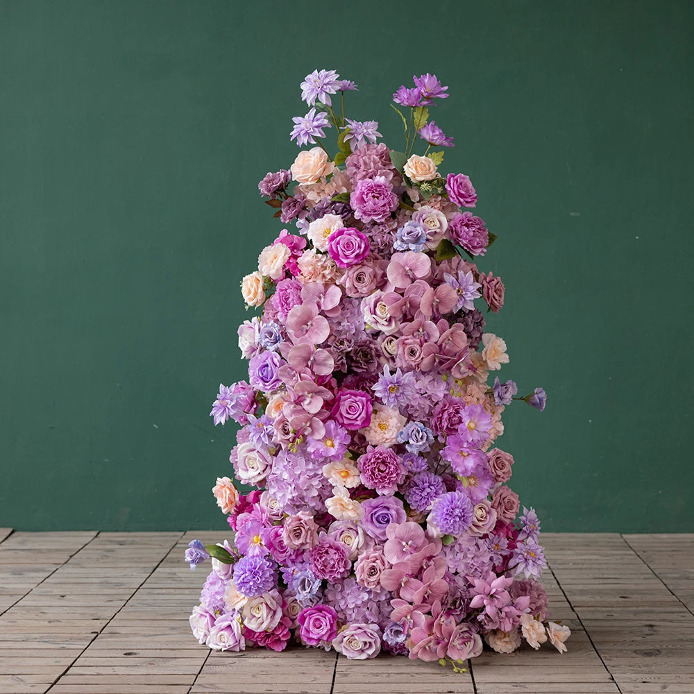 Wedding Floral Arrangements Customized Purple Series Rose Hydrangea Orchid