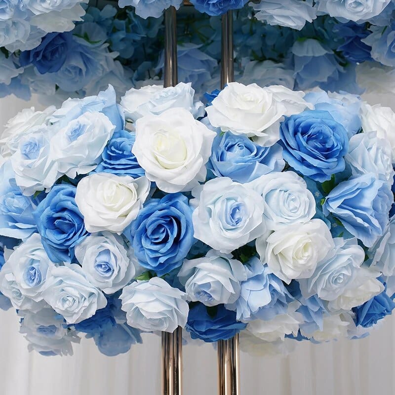 WeddingStory Shop Blue Floral Arrangement with a Stand