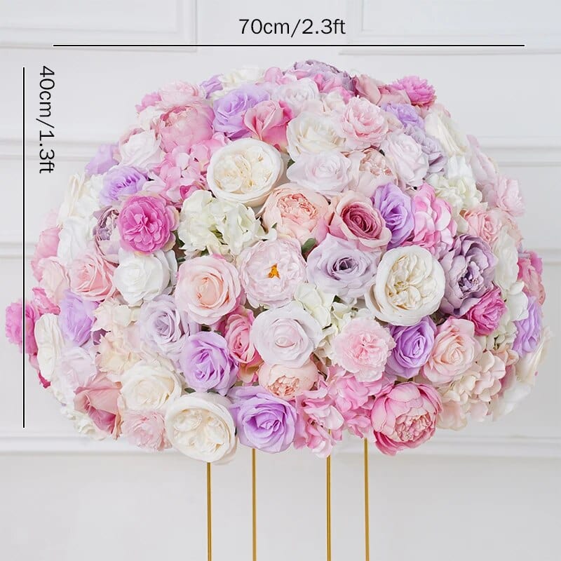 WeddingStory Shop 70x40cm flower ball Luxury Flower Balls For Table Centerpiece