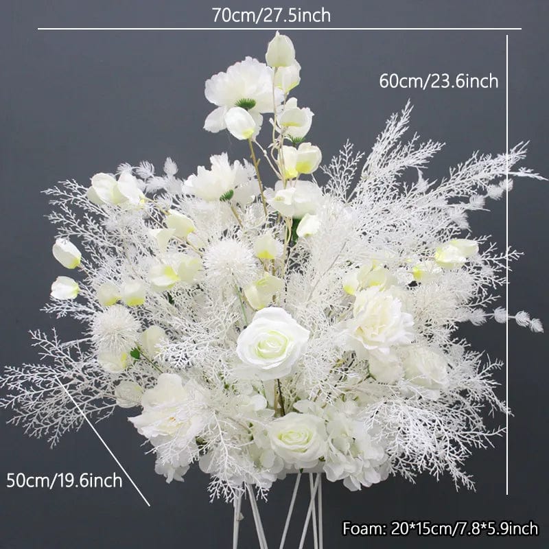WeddingStory Shop 70cm floor flower White Arch Flower Backdrop Flowers