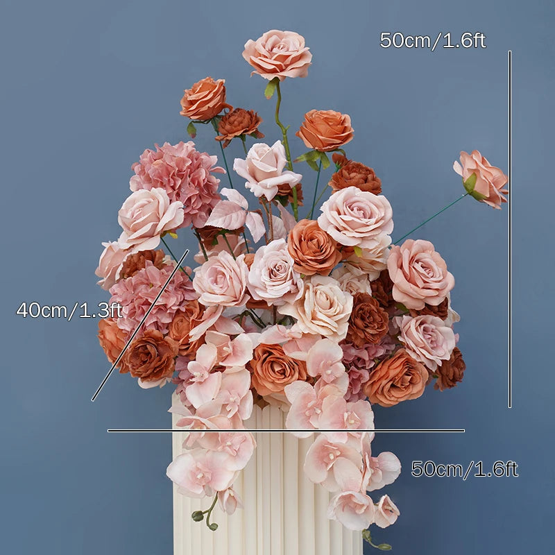 Fall themed wedding backdrop