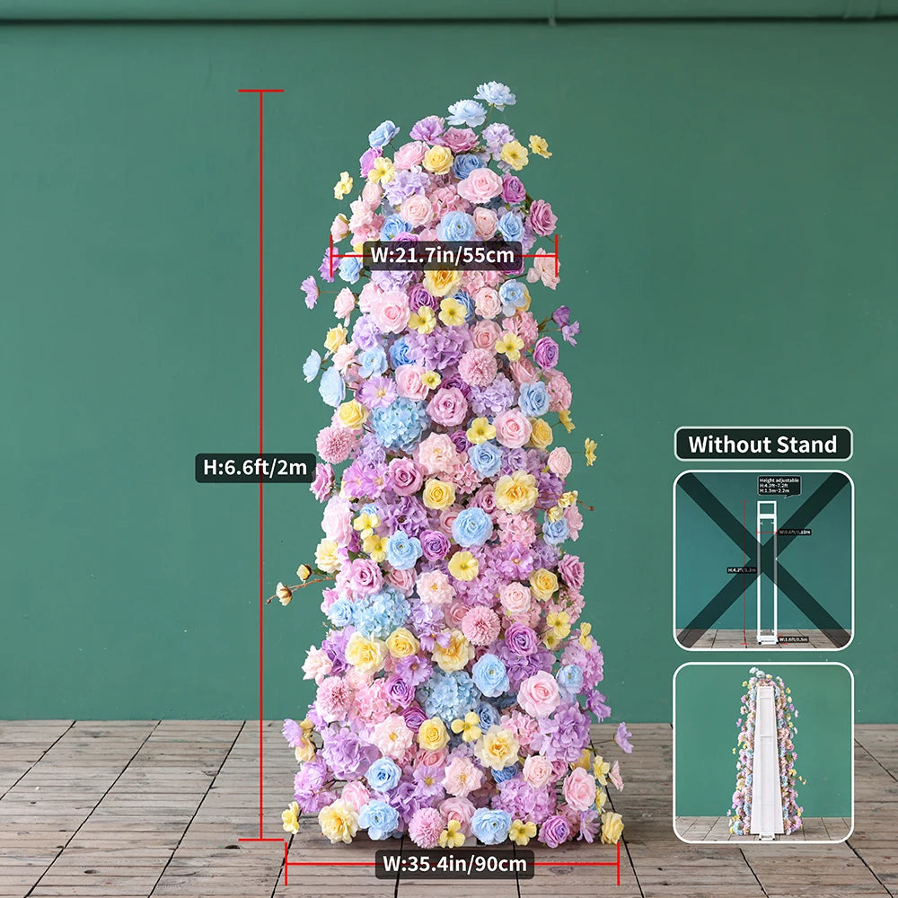 Hydrangea Artificial Flower Arrangement Event Backdrop Decor