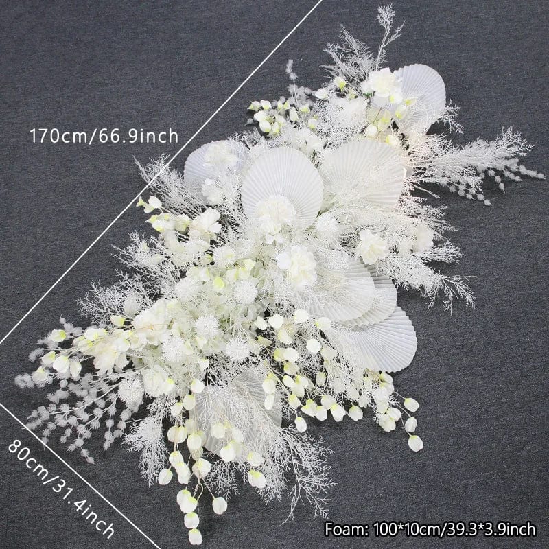 WeddingStory Shop 170x80cm hang flower White Arch Flower Backdrop Flowers