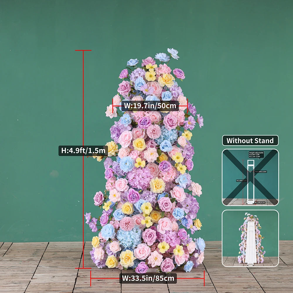 Hydrangea Artificial Flower Arrangement Event Backdrop Decor