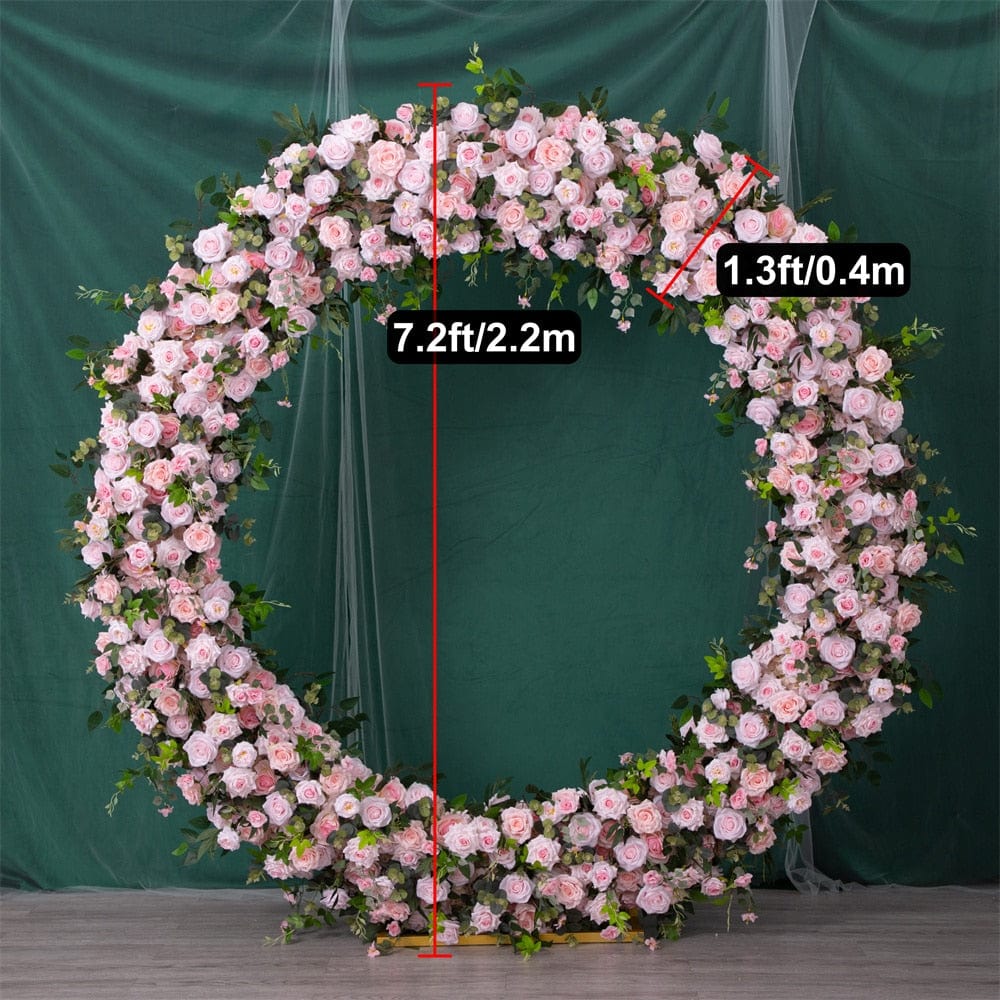 WeddingStory Shop 2.2m flower add arch Luxury Event Decoration Arch with Flowers or without