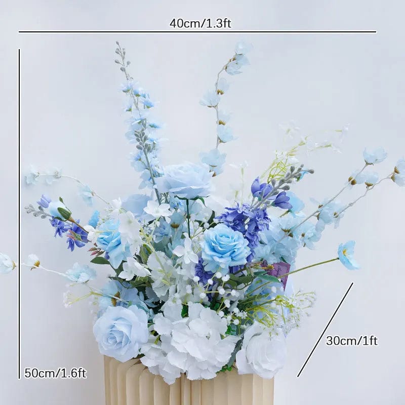 WeddingStory Shop 1.3x1.6ft floor Blue Wedding Arch Decor - Create a Romantic Backdrop for Your Special Day!