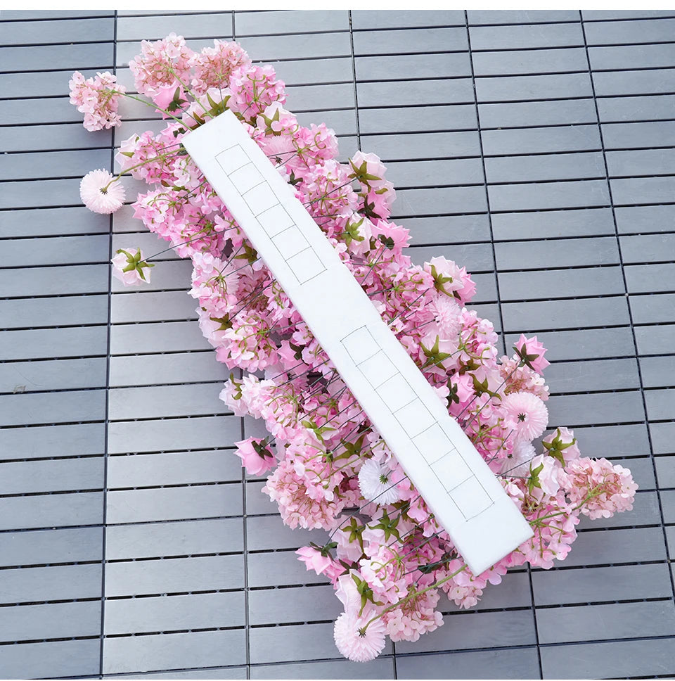 Marshmallow pink Silk Flowers Arrangements