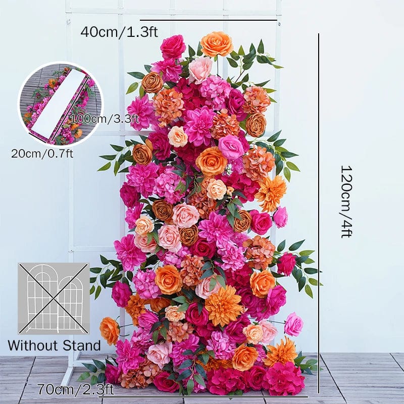 WeddingStory Shop 120x70cm flower row Elegant Floral Arrangement for Your Special Event