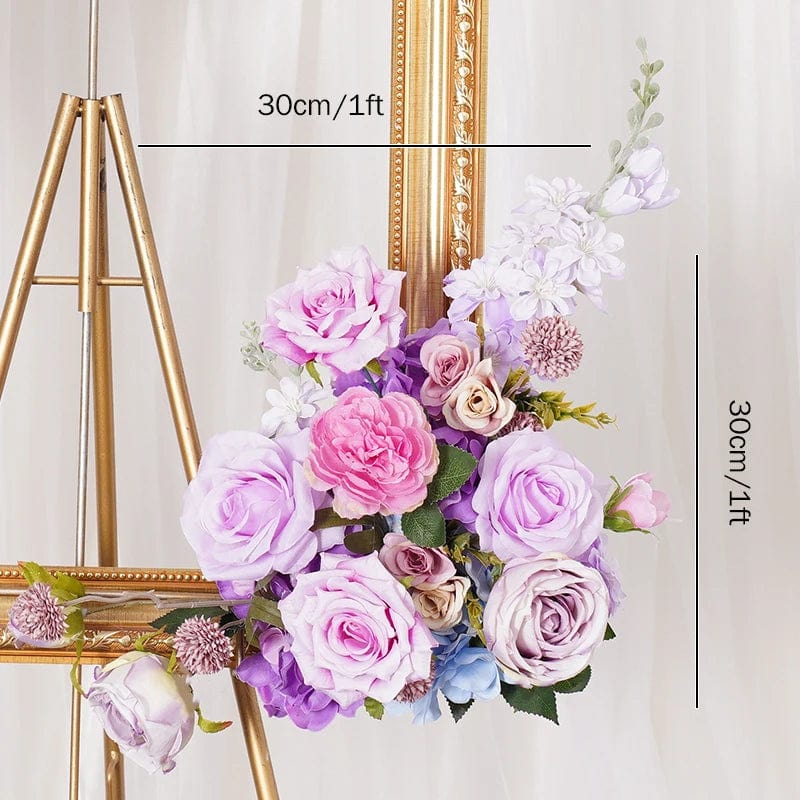 WeddingStory Shop 30cm welcome flowerA Silk Purple Wedding Flower Arrangement