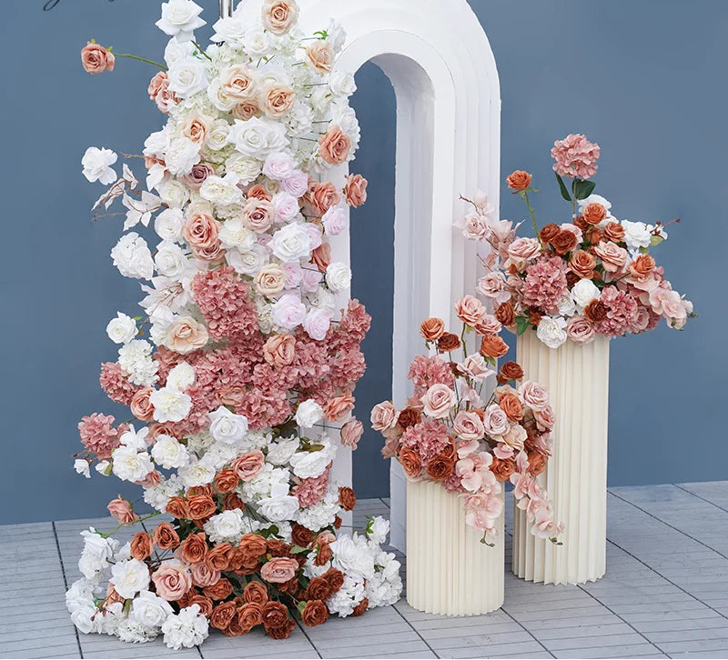 Fall themed wedding backdrop