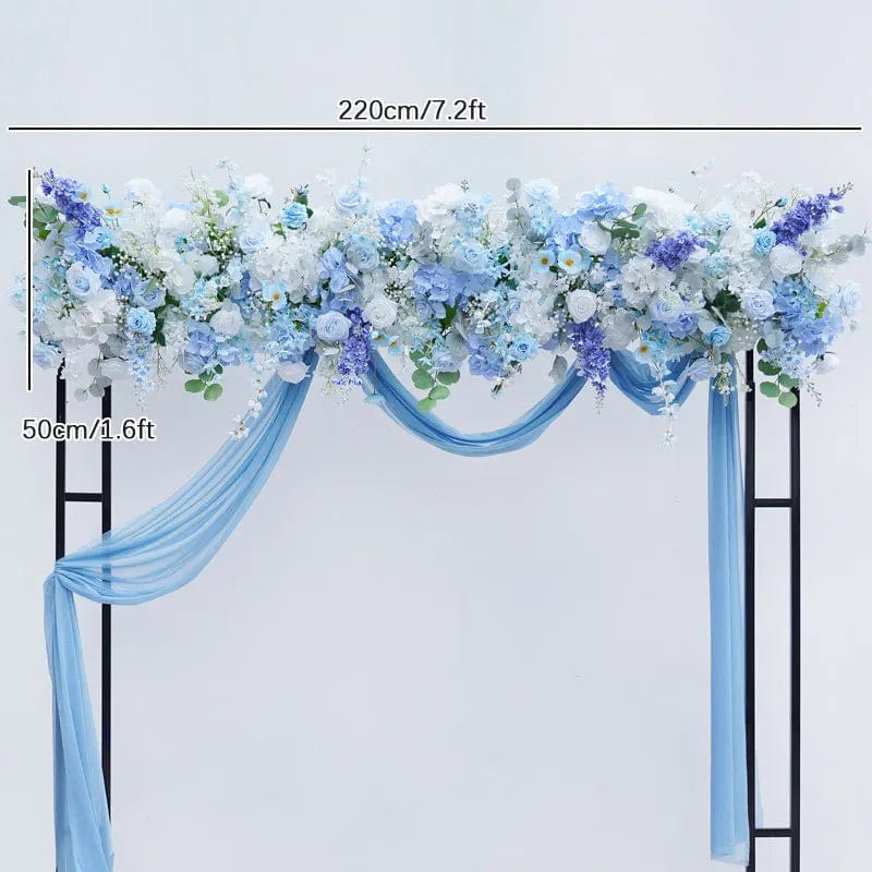 WeddingStory Shop 7.2x1.6ft row Blue Wedding Arch Decor - Create a Romantic Backdrop for Your Special Day!