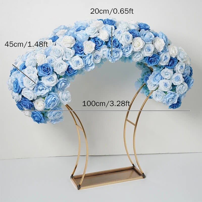 WeddingStory Shop Flowers and stand set B Blue Floral Arrangement with a Stand