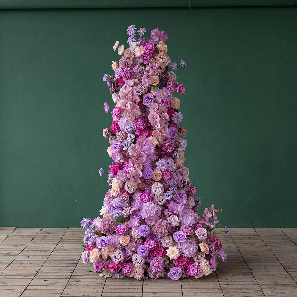 Wedding Floral Arrangements Customized Purple Series Rose Hydrangea Orchid