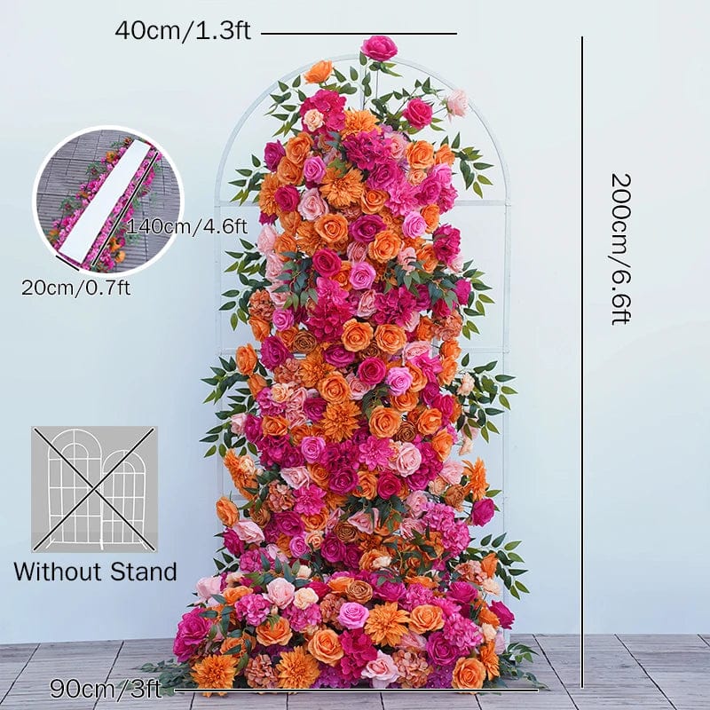 WeddingStory Shop 200x90cm flower row Elegant Floral Arrangement for Your Special Event