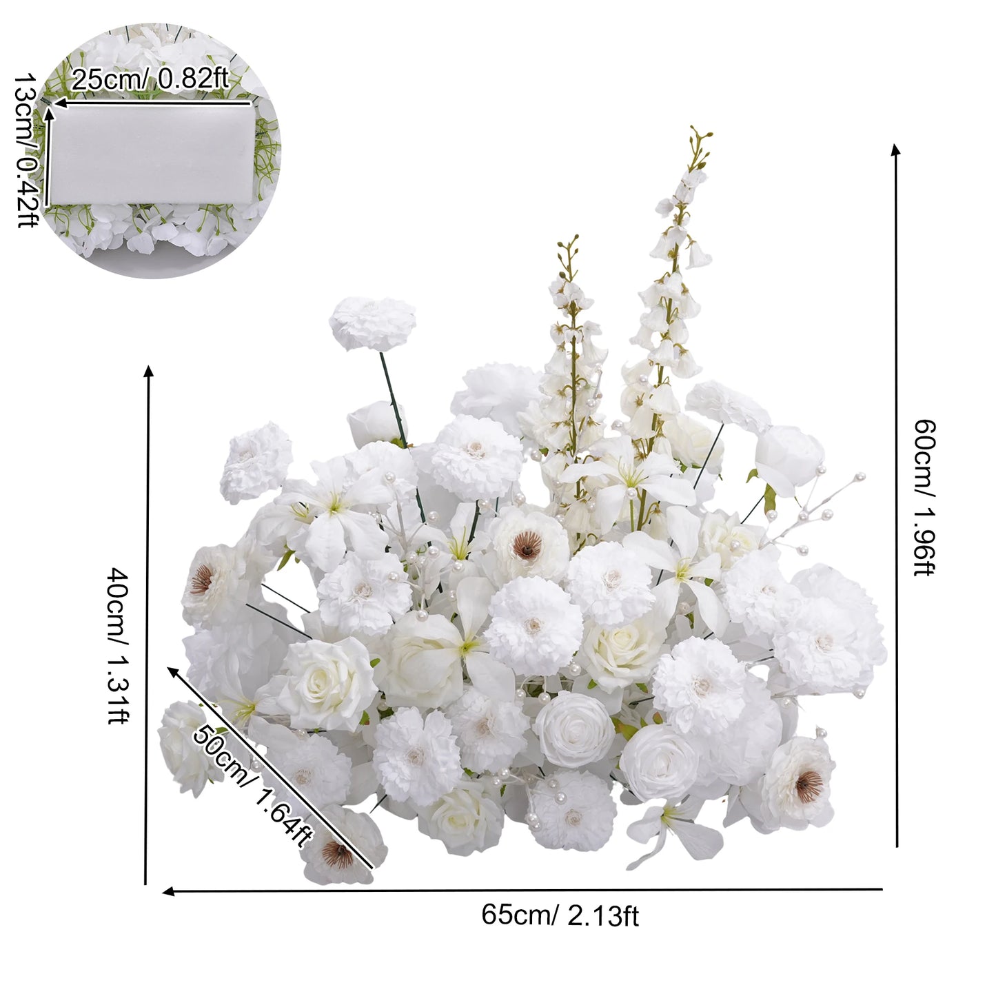 Promise collection White Butterfly-Shaped Floral Arrangement