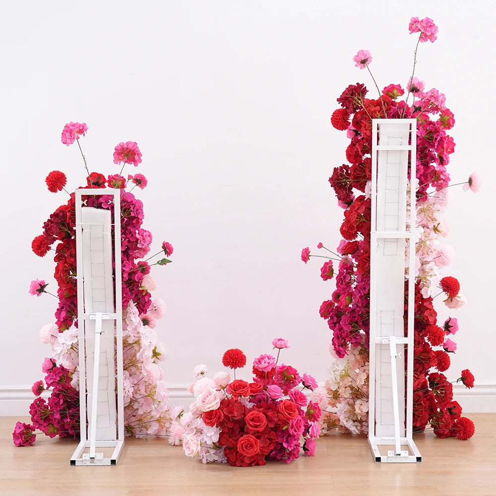 Hot Pink Rose Wedding Backdrop