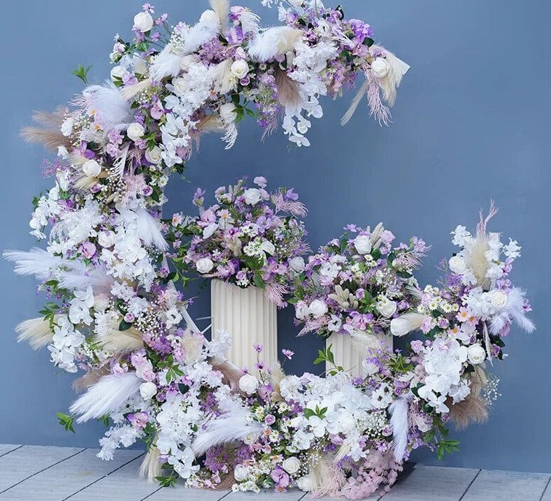 WeddingStory Shop Wedding Backdrop Moon Arch in light purple