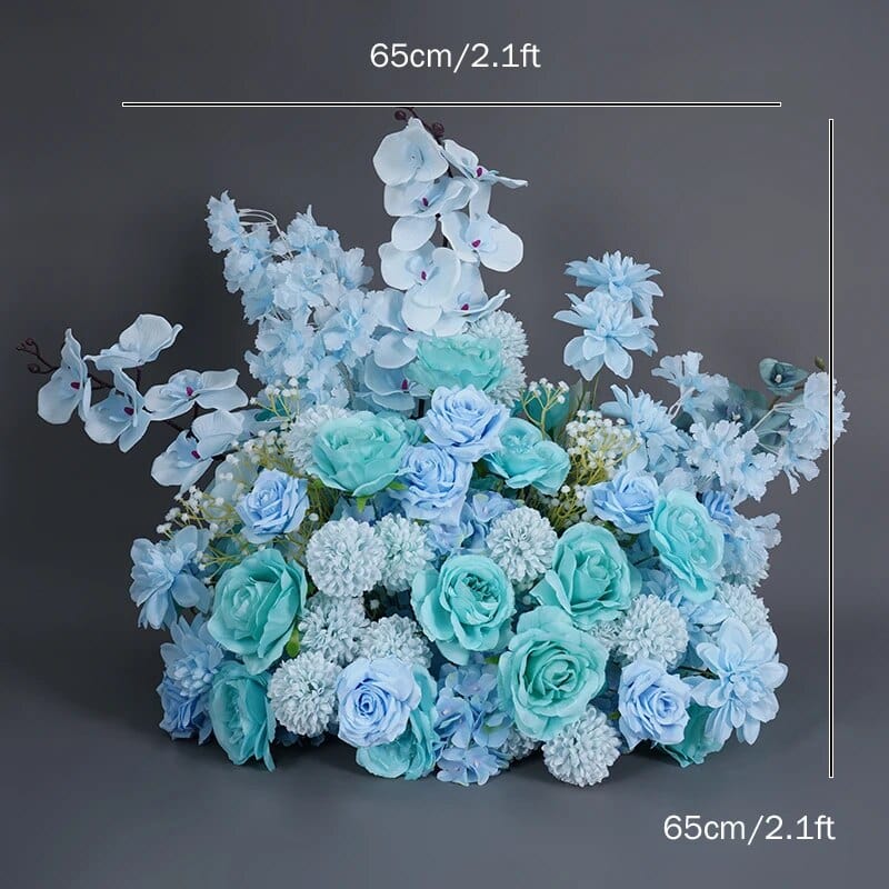 WeddingStory Shop 65x65cm floor flower Tiffany Blue Backdrop Decor Floral Arrangement