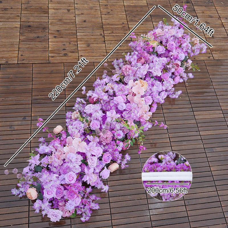 Purple Roses Cherry Blossom Series Wedding Backdrop Arch