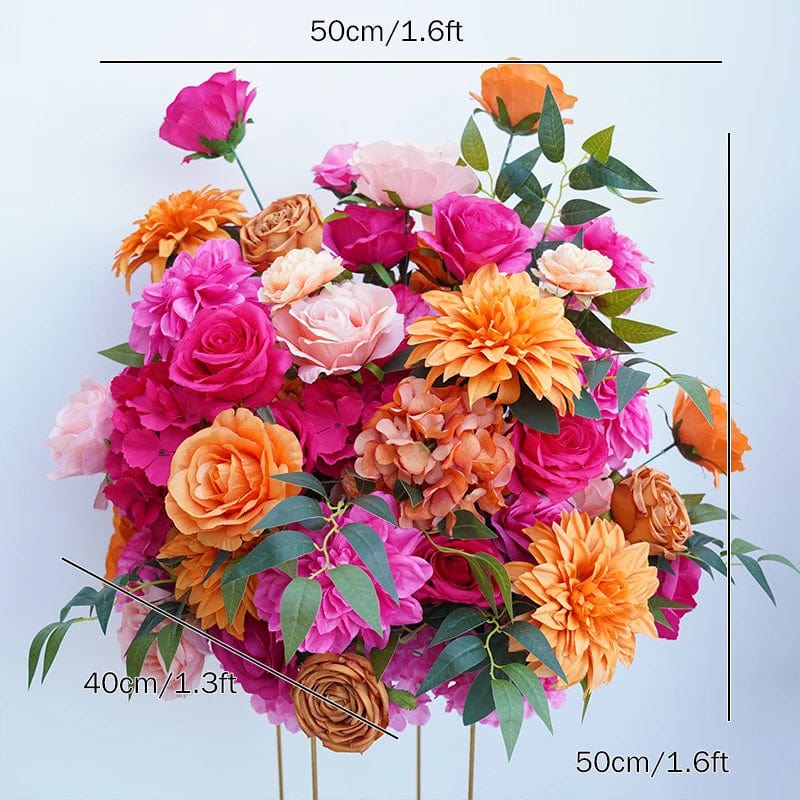WeddingStory Shop 50x40cm flower row Elegant Floral Arrangement for Your Special Event