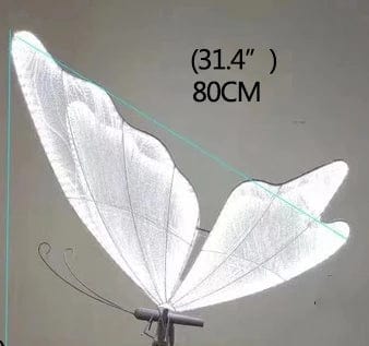 WeddingStory Shop Warm Light / AU Plug / Diameter 80cm|CHINA Ceiling LED Butterflies decoration