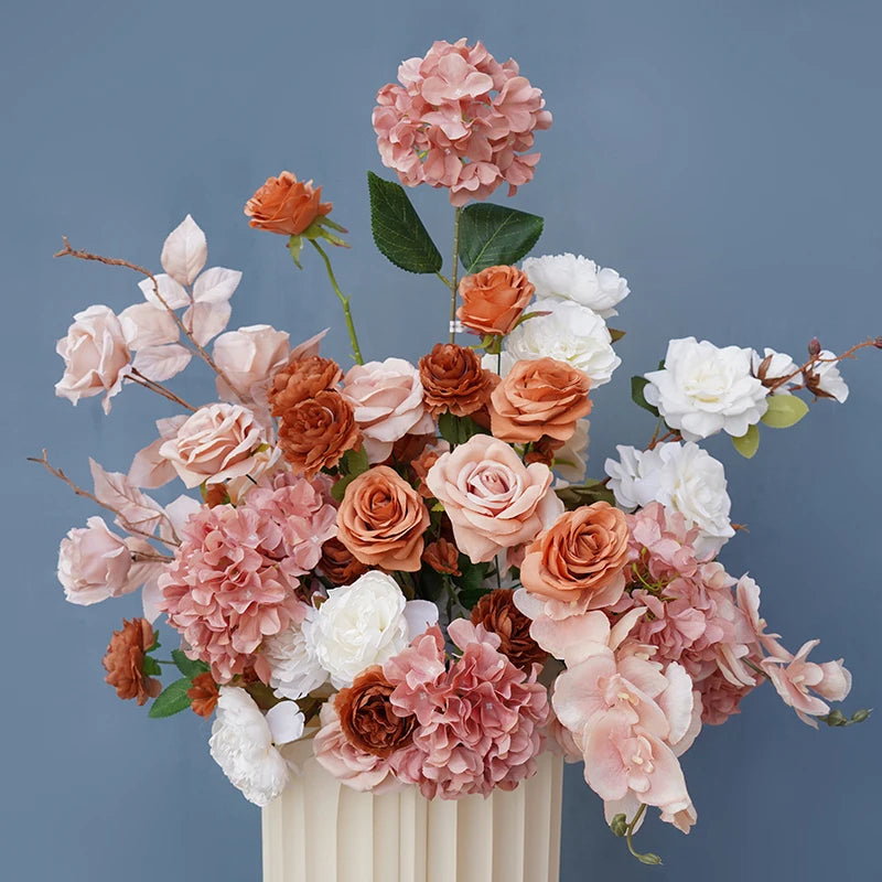 Fall themed wedding backdrop