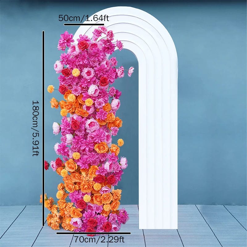 WeddingStory Shop 180x70cm flower A Luxury 5D Colorful Wedding Backdrop arrangements