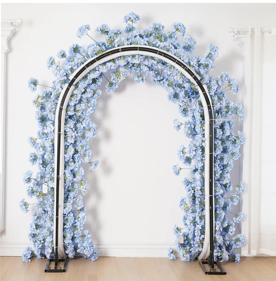 Baby blue Rose Hydrangea Floral Arrangement