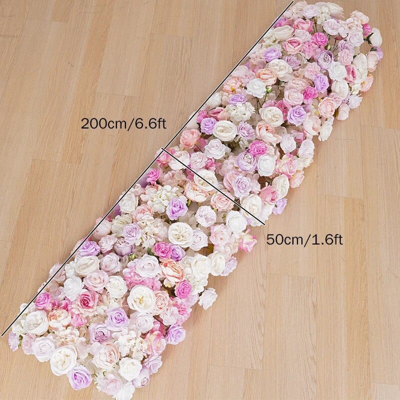 WeddingStory Shop 200x50cm flower row Luxury Flower Balls For Table Centerpiece