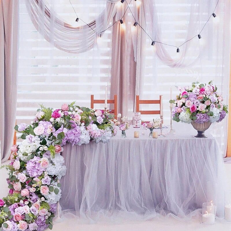 WeddingStory Shop Pink Purple Wedding Flower Ball & Runner