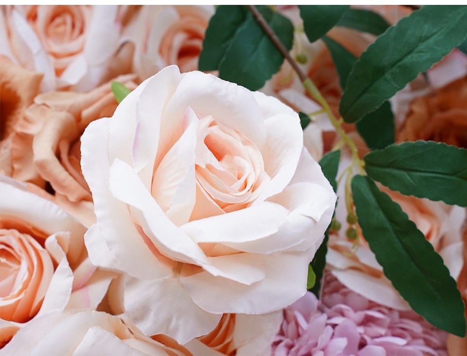 WeddingStory Shop 5D Orange Purple Flower Wall