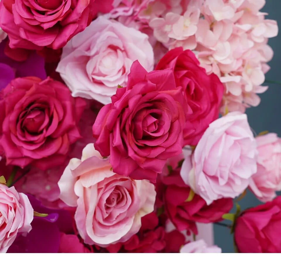 WeddingStory Shop Wedding Backdrop Floral Arrangement  Rose Hydrangea