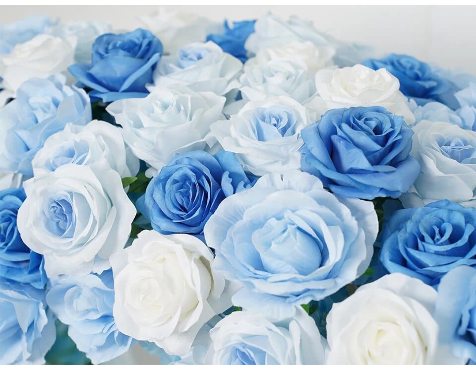 WeddingStory Shop Blue Floral Arrangement with a Stand