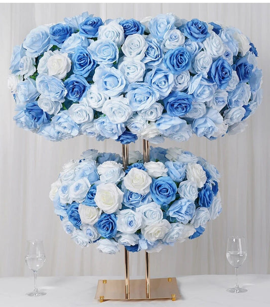 WeddingStory Shop Blue Floral Arrangement with a Stand
