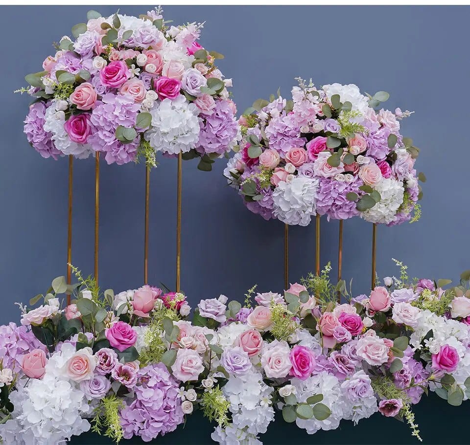 WeddingStory Shop Pink Purple Wedding Flower Ball & Runner