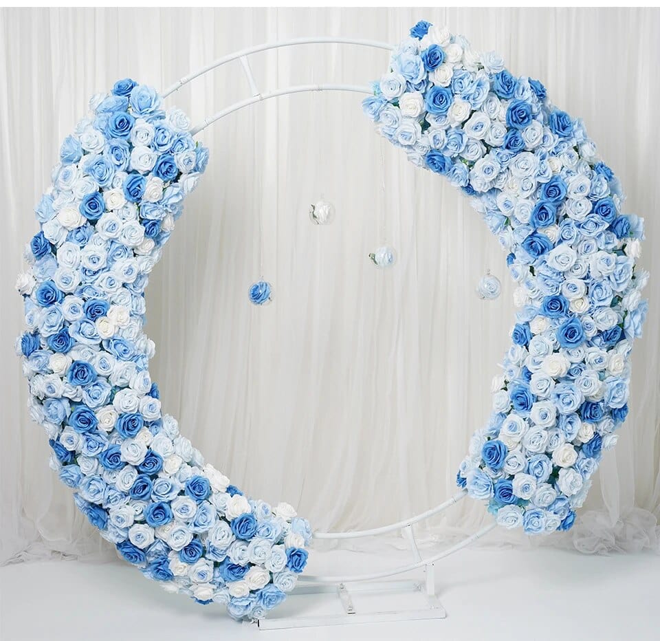 WeddingStory Shop Blue Floral Arrangement with a Stand