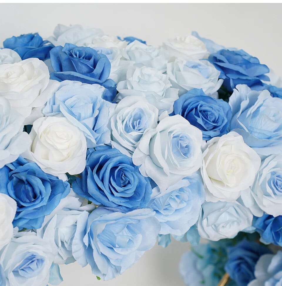 WeddingStory Shop Blue Floral Arrangement with a Stand