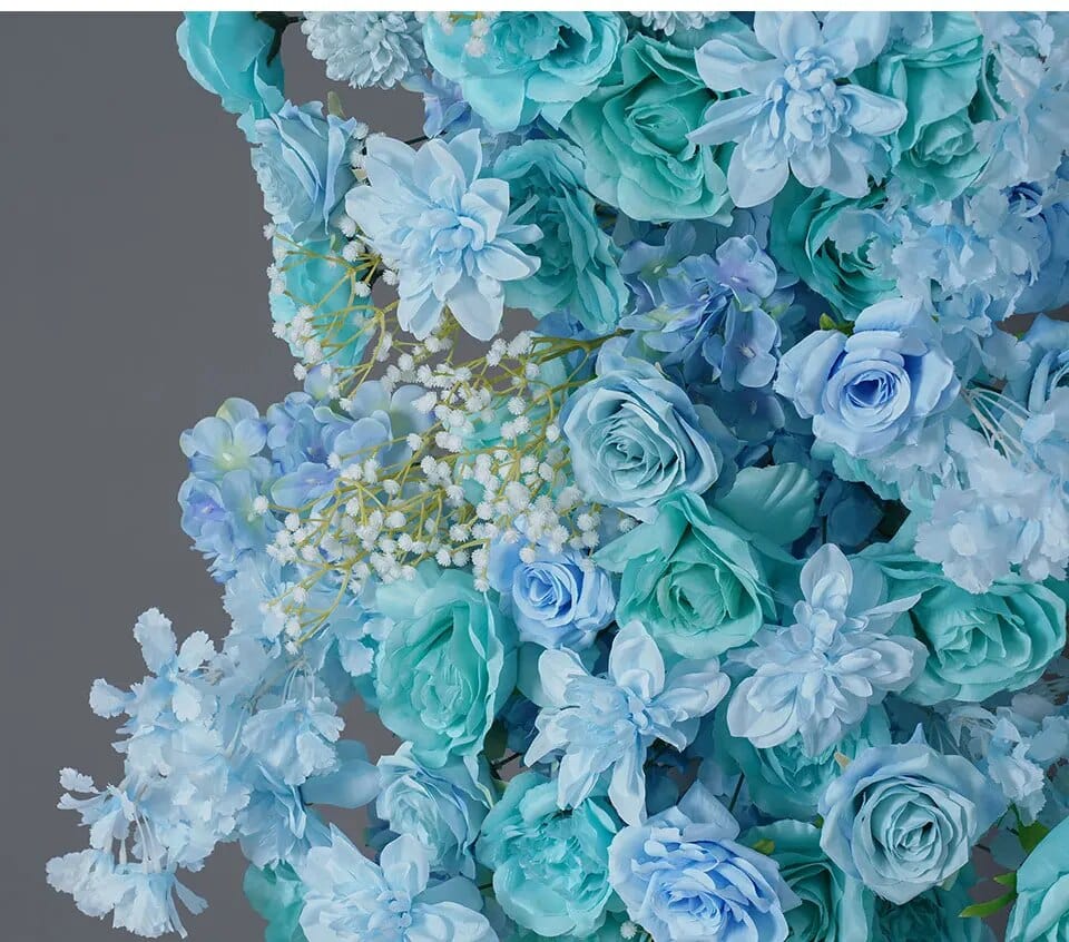 WeddingStory Shop Tiffany Blue Backdrop Decor Floral Arrangement