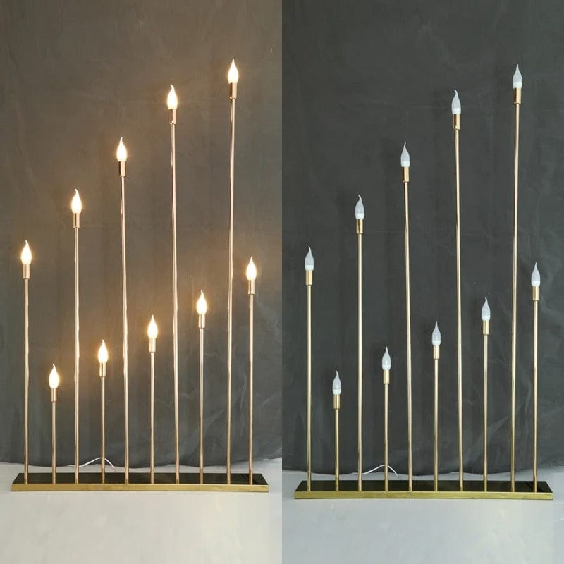 WeddingStory Shop 10 head candlestick yellow bulb 5/10 head Candlestick