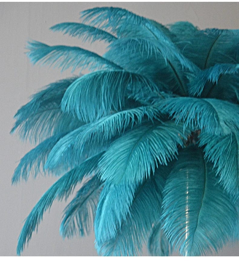 WeddingStory Shop Modern Ostrich Feather LED Floor Lamp
