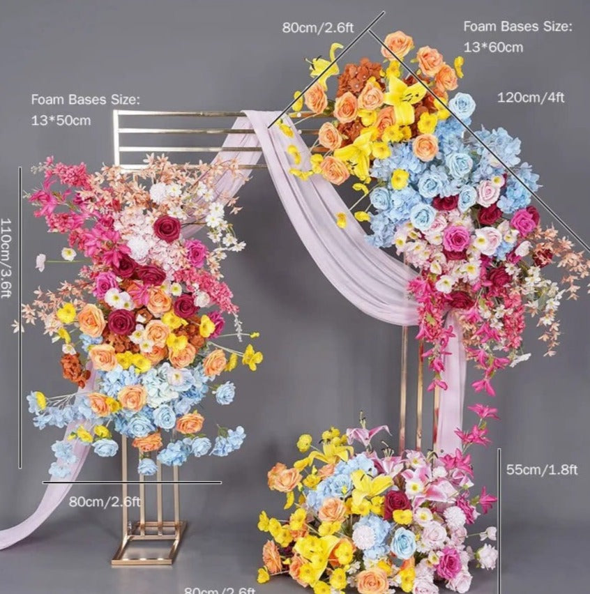 WeddingStory Shop Colorful Floral Arrangement For Wedding Backdrop