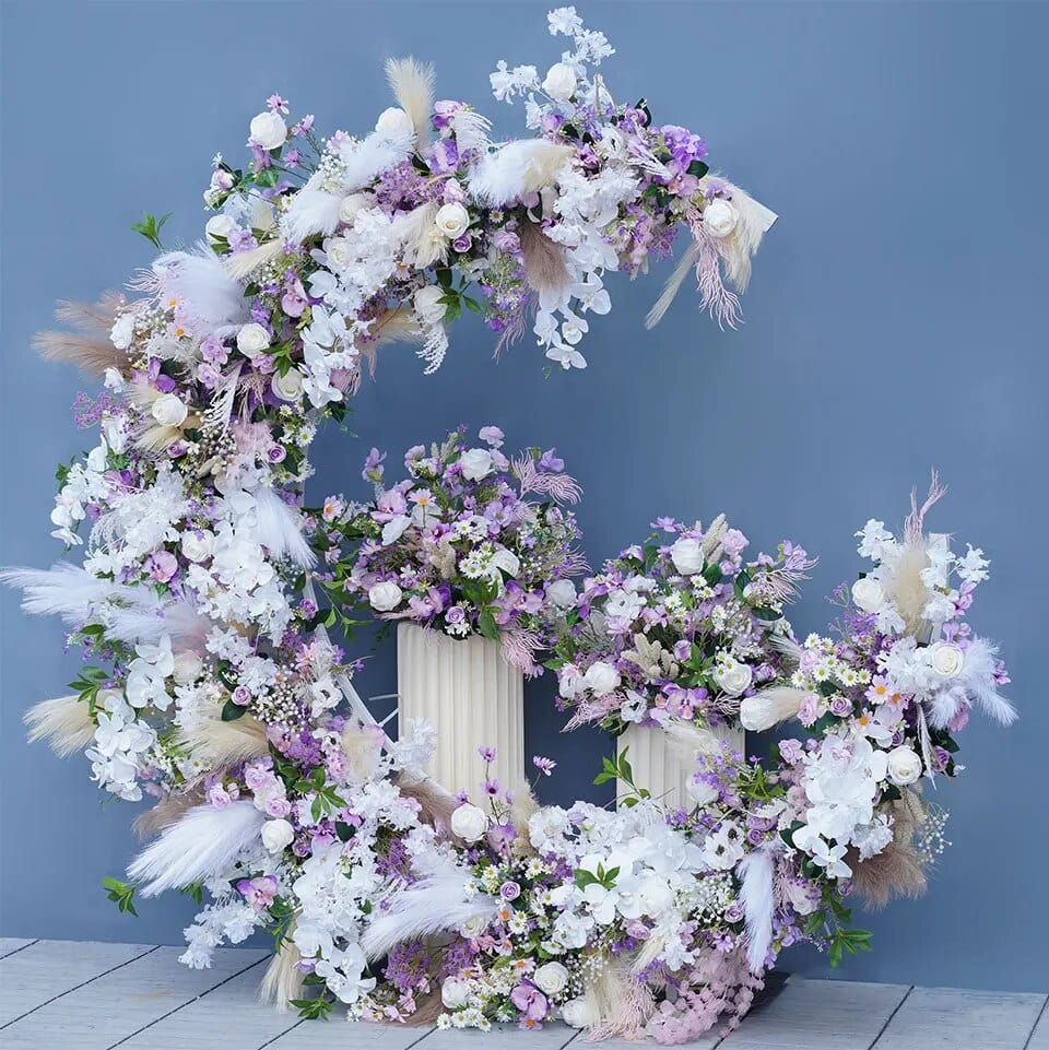 WeddingStory Shop Wedding Backdrop Moon Arch in light purple