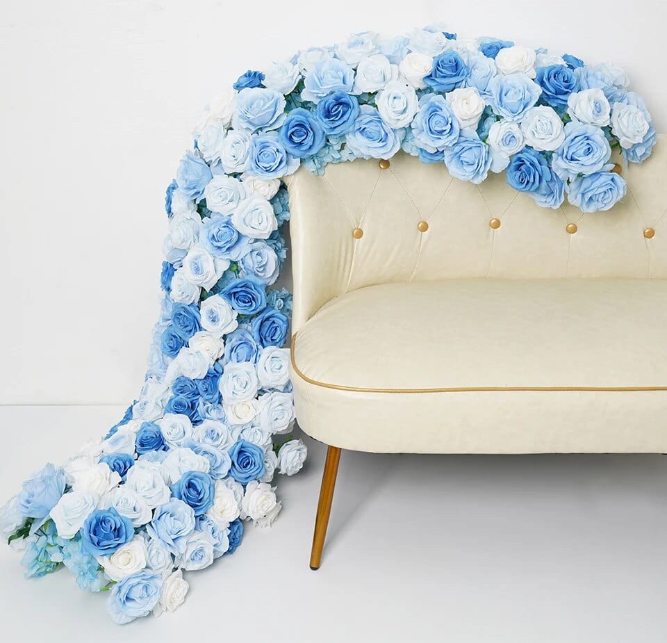 WeddingStory Shop Blue Floral Arrangement with a Stand