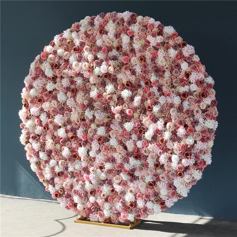 WeddingStory Shop Round flower wall Arch and decorative flowers