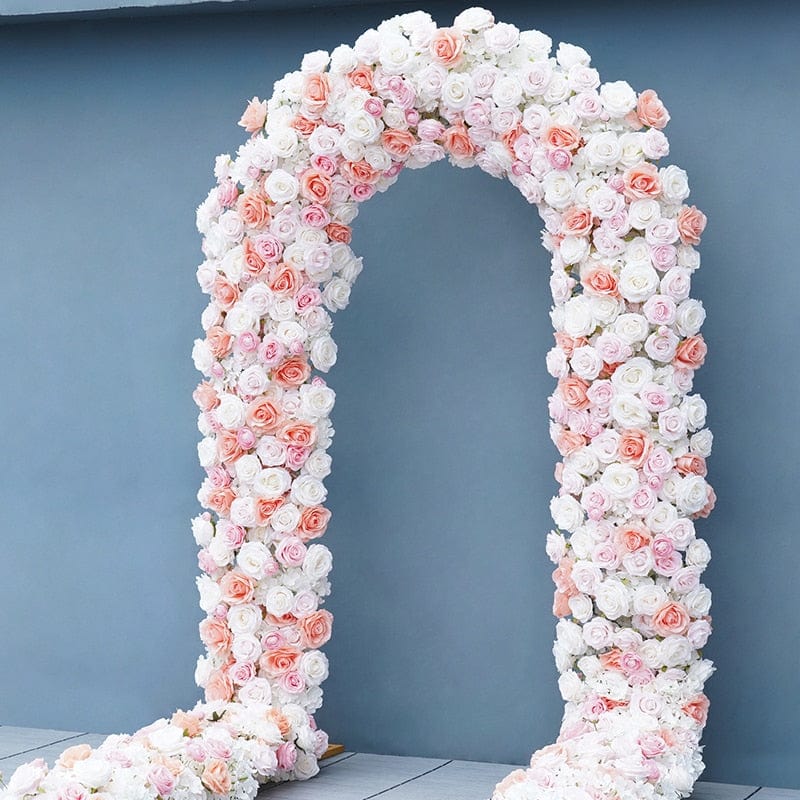WeddingStory Shop Peach Blush Pink Wedding Arch Decoration