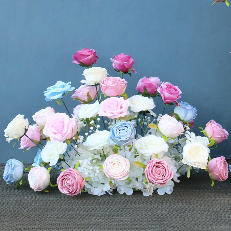 WeddingStory Shop Multicolor rose backdrop flowers