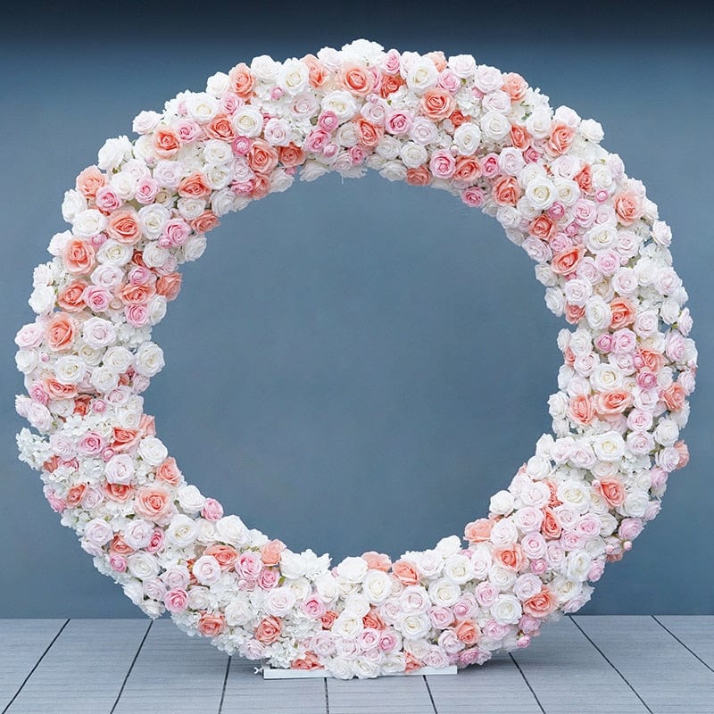 WeddingStory Shop Peach Blush Pink Wedding Arch Decoration
