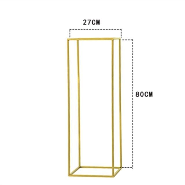 WeddingStory Shop 80 CM Height/ 31.4 inch Gold  Floor Column Vases Wedding Centerpiece 10 pcs