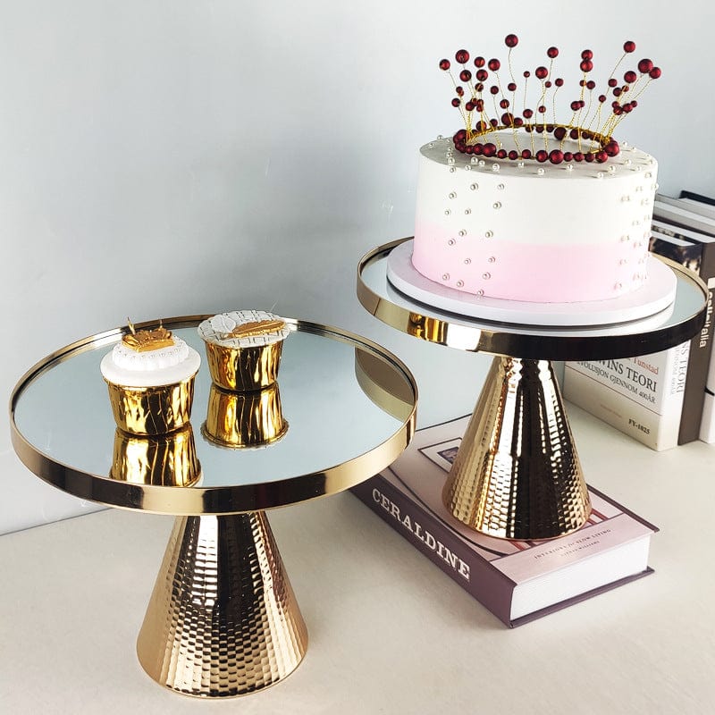 WeddingStory Shop Golden silver designer cake stand